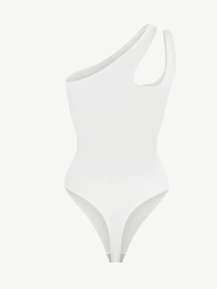 N.B.A. Slimming One-Shoulder Bodysuit