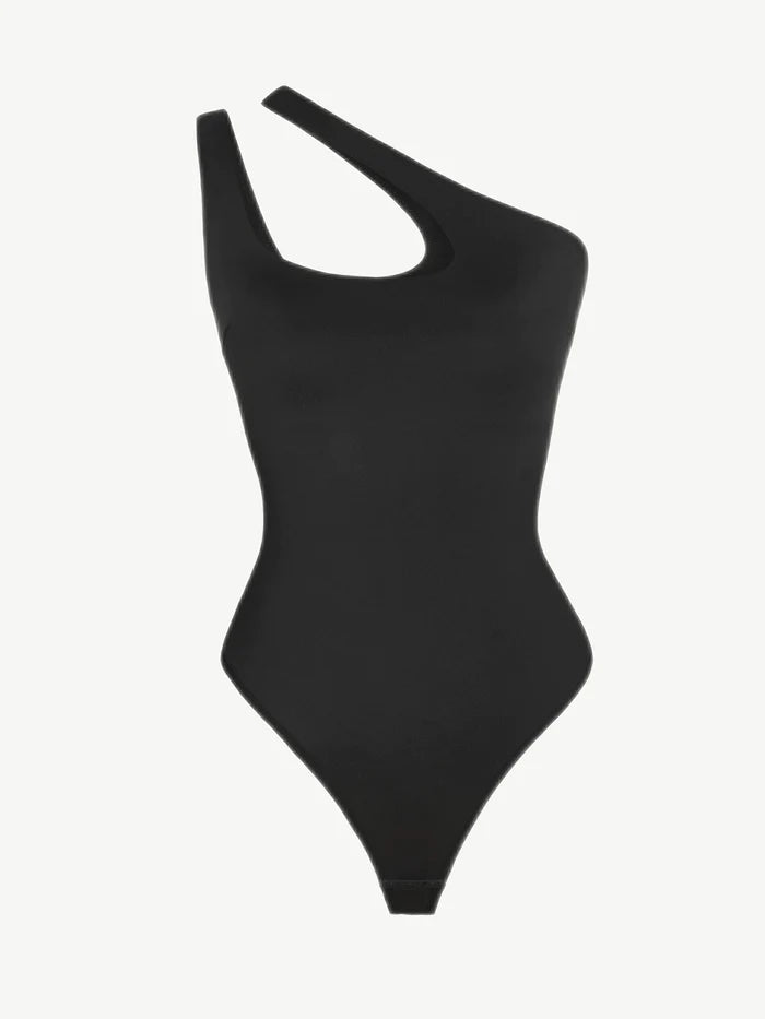 N.B.A. Slimming One-Shoulder Bodysuit