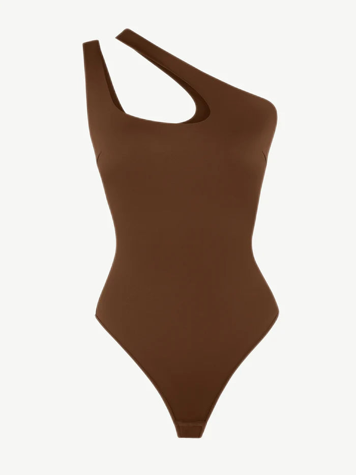 N.B.A. Slimming One-Shoulder Bodysuit