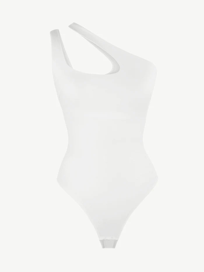 N.B.A. Slimming One-Shoulder Bodysuit