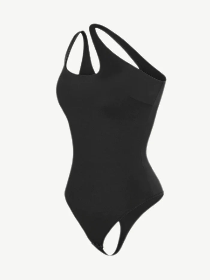 N.B.A. Slimming One-Shoulder Bodysuit