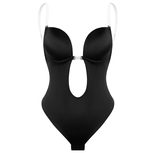 Seamless U-Plunge Thong Bodysuit